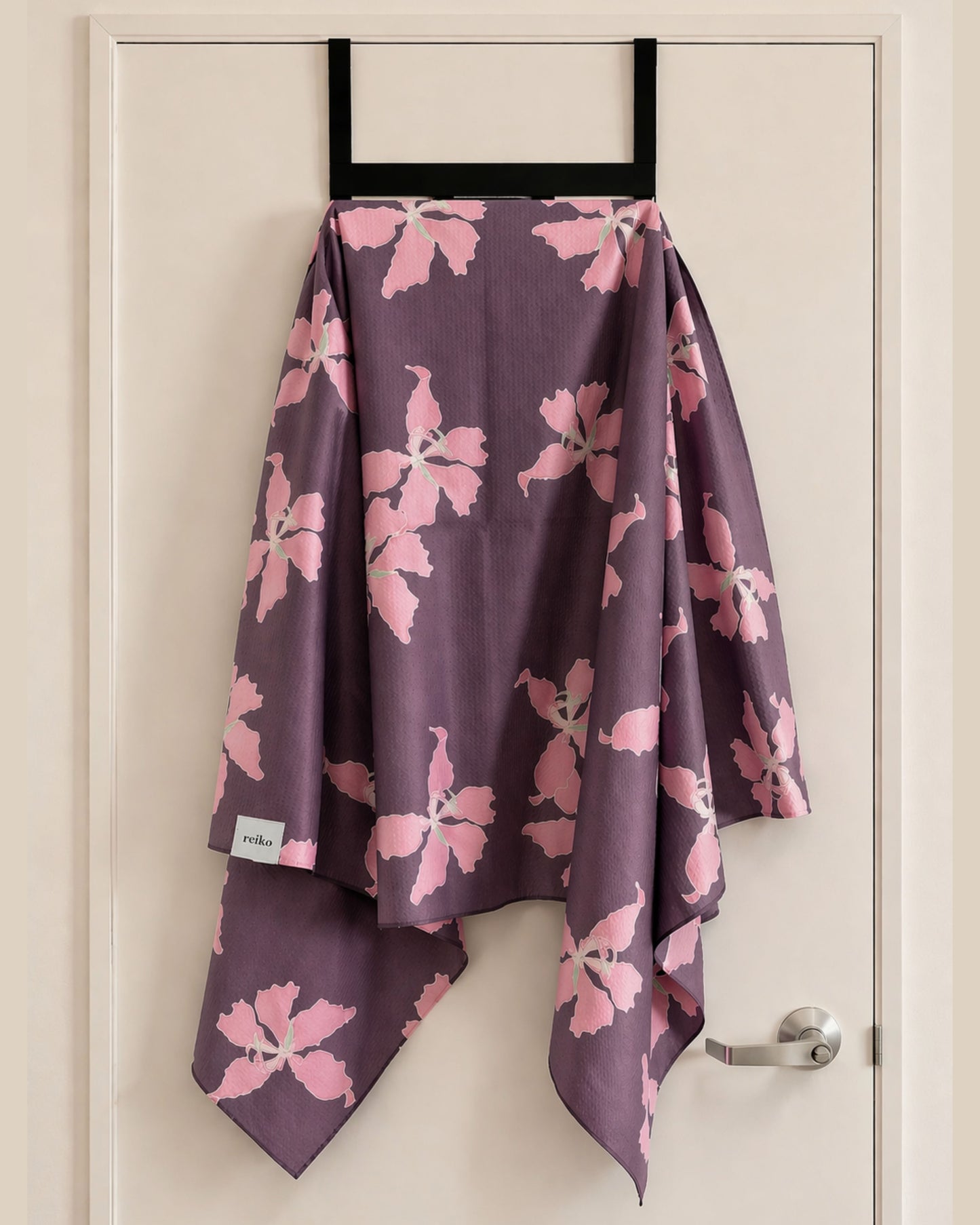 Purple Hong Kong Orchid Go Anywhere Waffle Microfiber Towel