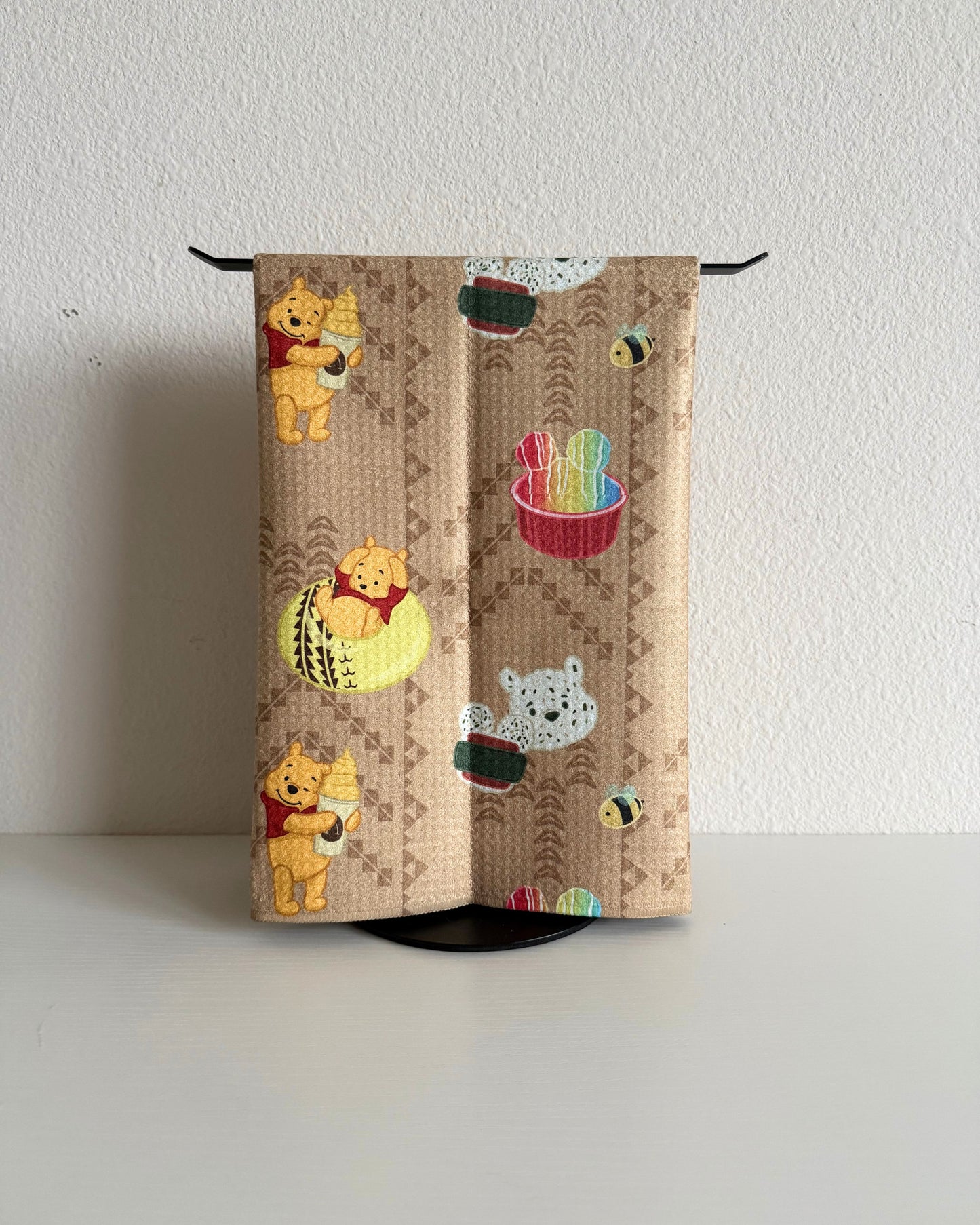Tan Pooh-Lani Microfiber Towel (Hekili Designs x Reiko)
