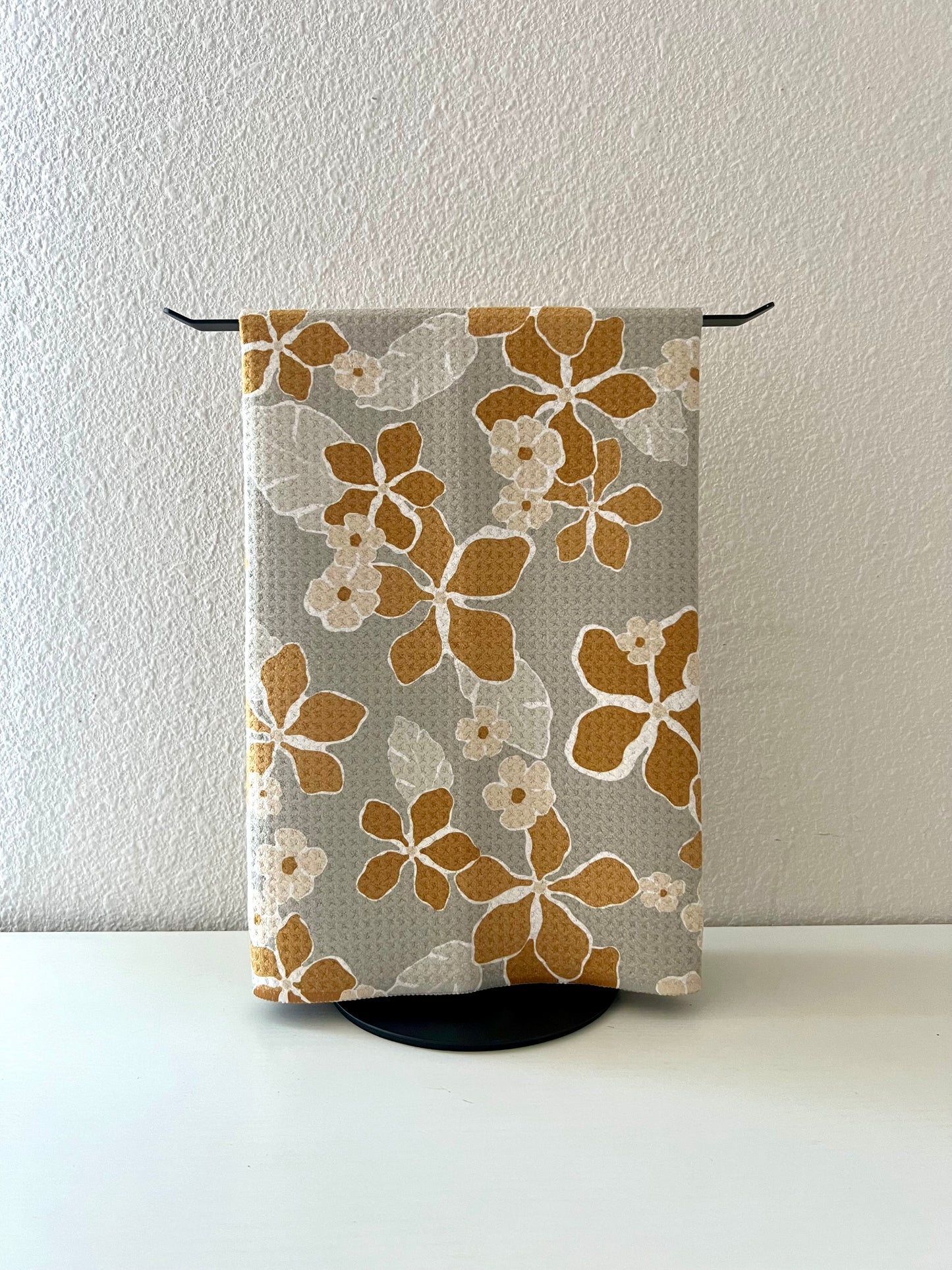 Stone Tropical Blossom Microfiber Towel