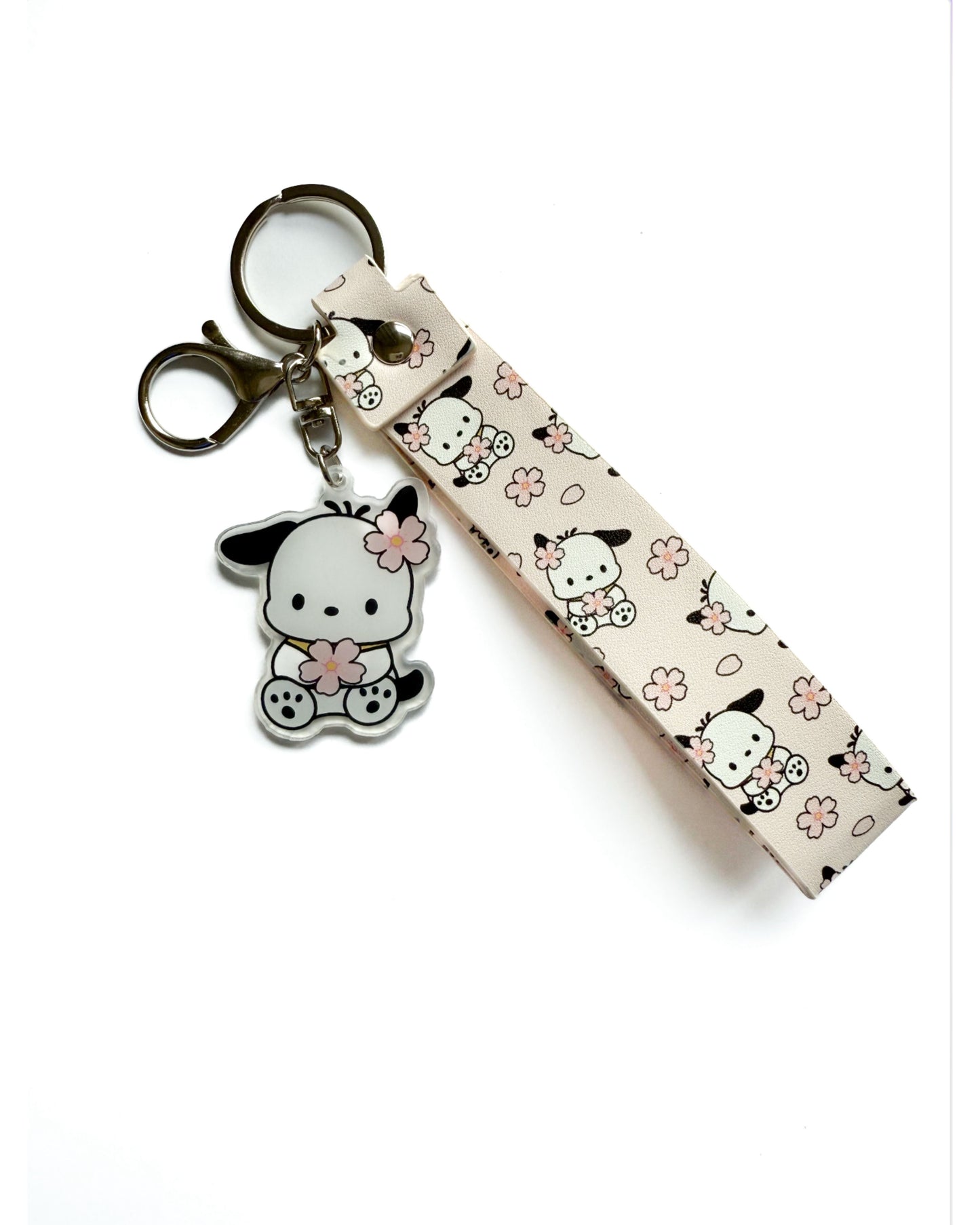 Sakura Paws Wristlet