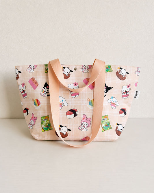 Tan Aloha Snacks Small Haul Bag