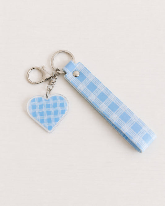 Baby Blue Palaka Wristlet