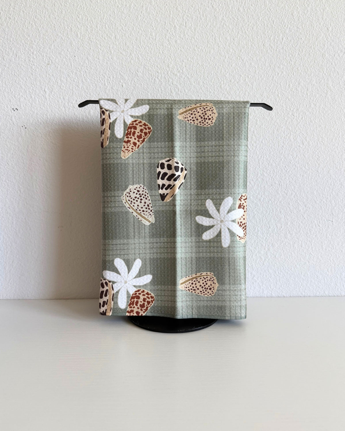 Sage Tiare & Shells Microfiber Towel
