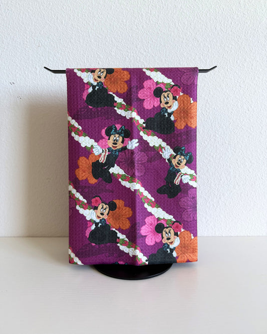 Minnie Flies with Us Microfiber Towel (Jess Made with Aloha x Reiko)