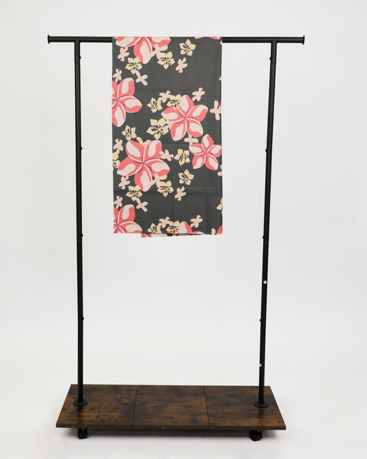 Pink Plumeria and Pakalana Go Anywhere Suede Microfiber Towel