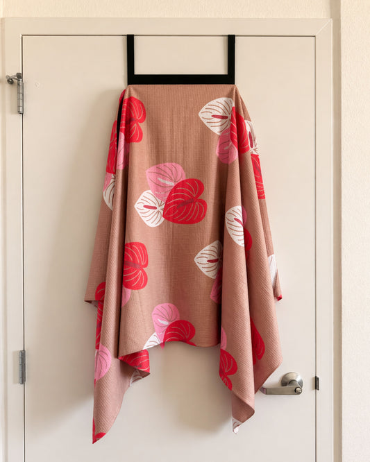 Anthurium Go Anywhere Waffle Microfiber Towel