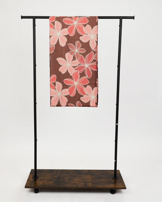 Retro Plumeria Go Anywhere Suede Microfiber Towel