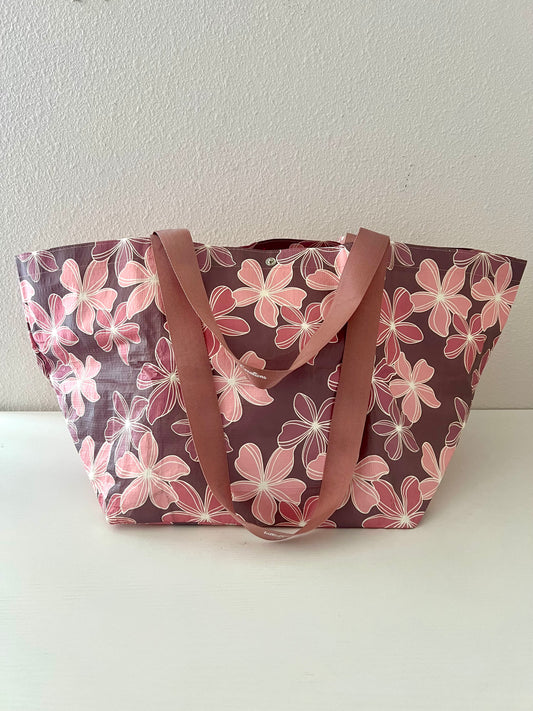 Retro Plumeria Bebeh Bag (Reiko x TattedMum Creations)