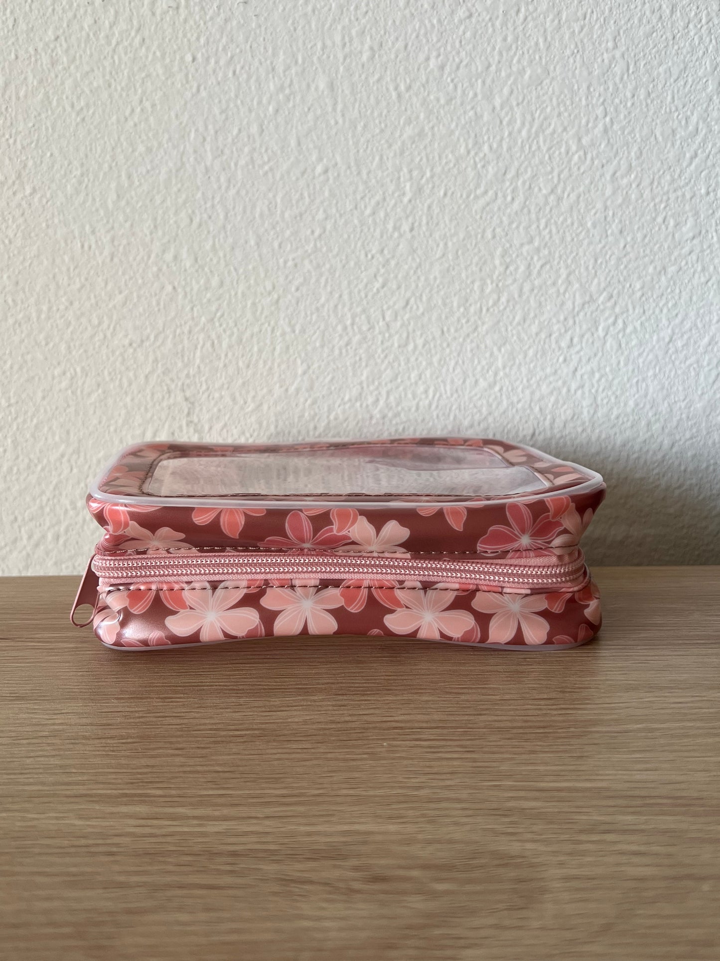 Retro Plumeria Mini Toiletry Bag