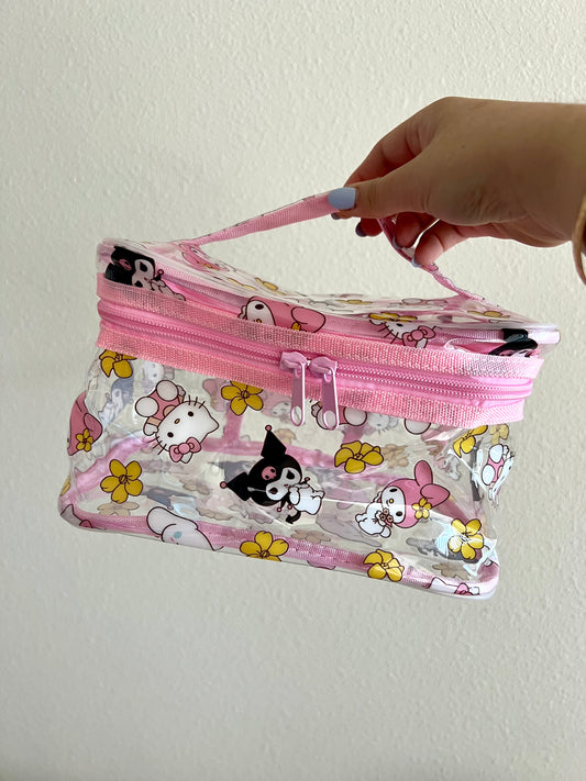 Kawaii Friends Puakenikeni Toiletry Bag (Reiko x Shop Haven Mae)