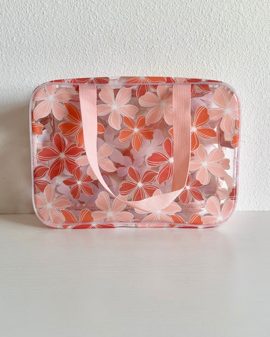 Retro Plumeria Clear Bag (Hekili Designs x Reiko)