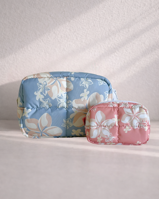 Plumeria Pakalana Puffy Pouch